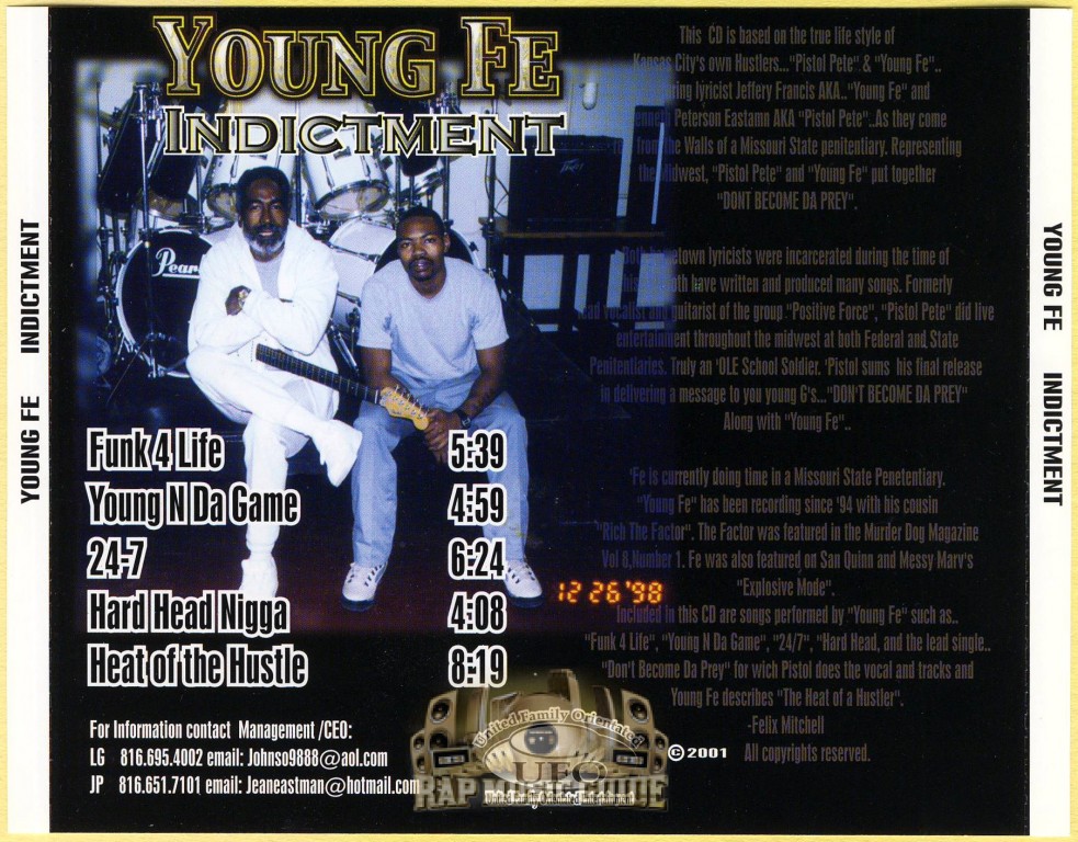 Young Fe - Indictment: CD | Rap Music Guide